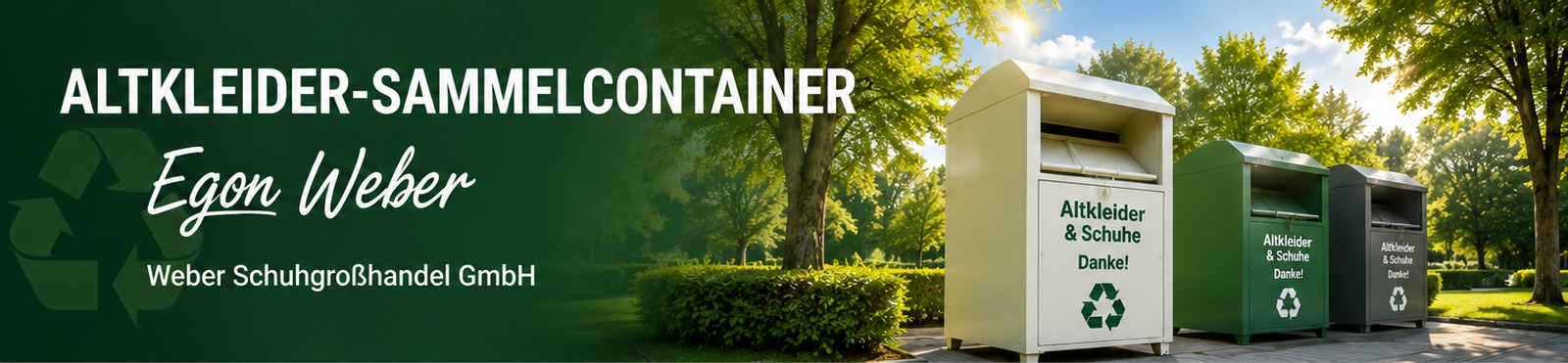 Altkleider-Sammelcontainer Egon Weber